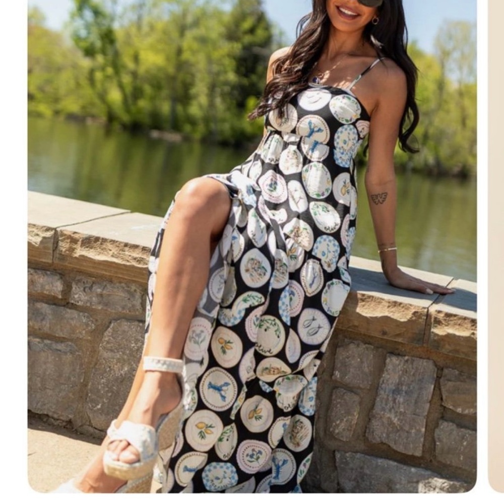 Floral Print Maxi Dress